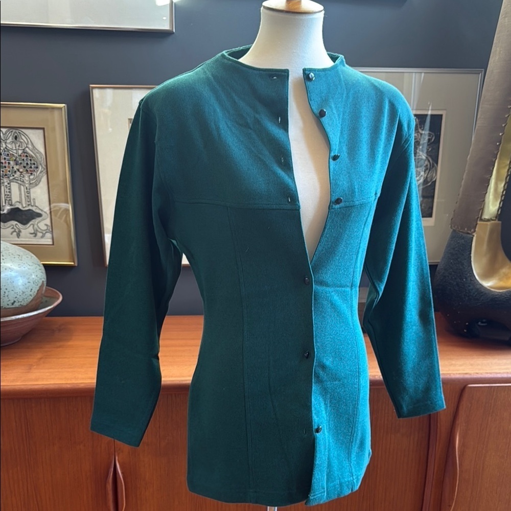 Mappin greed buttoned top mercersied cotton shoulder pads - Picture 2 of 15